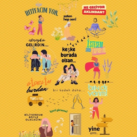 Kadın Ruhu - Motivasyon Poster Dijital Duvar Kağıdı