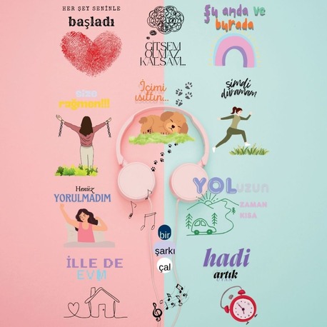 Kadının Gücü - Motivasyon Poster Dijital Duvar Kağıdı
