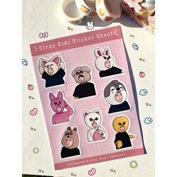 Stray Kids with SKZOO Sticker Sayfası