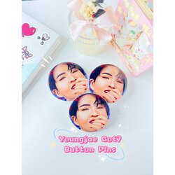 Choi Youngjae Metal Buton Rozet GOT7