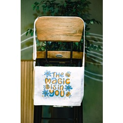 The Magic is in You - Keten Kanvas Postacı Çanta 