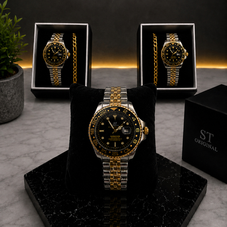 RLX Submariner Premium Saat+Bileklik
