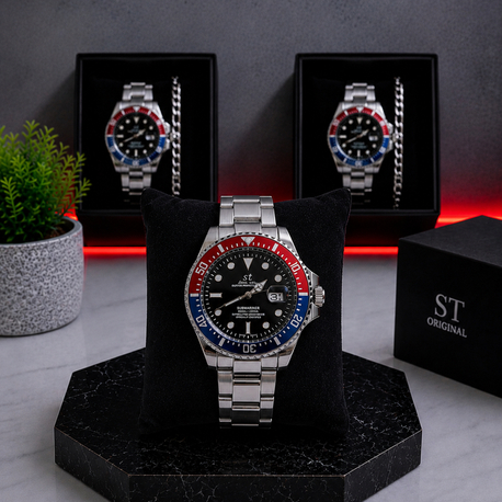 RLX Submariner Premium Saat+Bileklik
