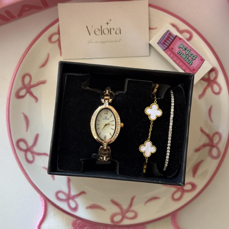 Gold beyaz luris set