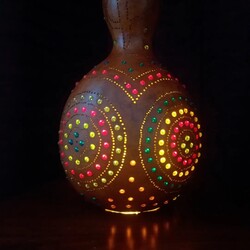 su kabağı lamba