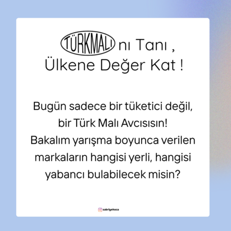 YERLİ MALI AVCILARI