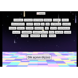 KAYBOLAN CEVAPLAR/AÇI VE ÜÇGEN ÇEŞİTLERİ