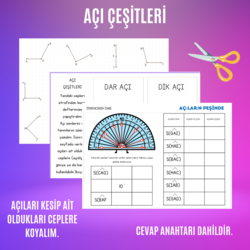AÇlLARI ÖLÇME VE AÇI ÇEŞİTLERİ