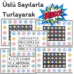 Üslü Sayılarla Turlayarak Bingo Oyunu