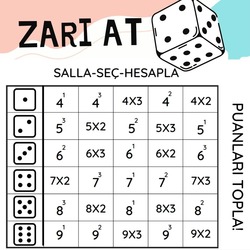 Üslü İfadeler-Salla Seç Hesapla