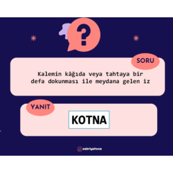 KARIŞIK KAVRAMLAR / 1. TEMA GEOMETRİK ŞEKİLLER
