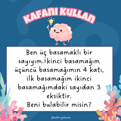 KAFANI KULLAN/ÜŞÜTEN SORULAR