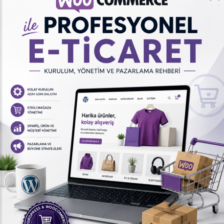 WordPress ve WooCommerce ile Profesyonel E-Ticaret Kurulum, Yönetim ve Pazarlama Rehberi