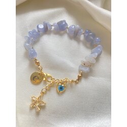 Kalsedon Charm Bileklik