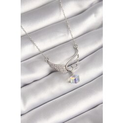 Zirkon taşlı kanat model kolye ✨