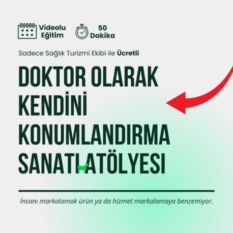 Doktor Olarak Kendini Konumlandırma Sanatı Videolu Atölye