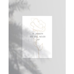 Never Cry Poster Motto No:01