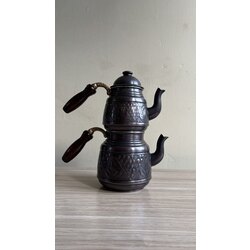 Selçuklu Model Bakır Çaydanlık