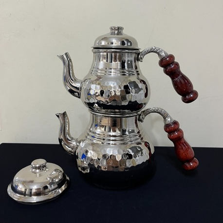 Dövme Bakır Çaydanlık No:2 