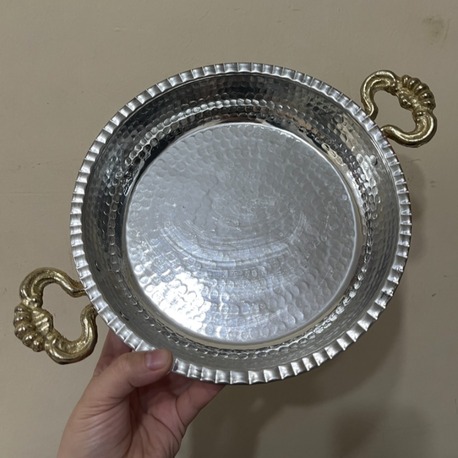 Dövme Bakır Yumurta Sahanı No:4