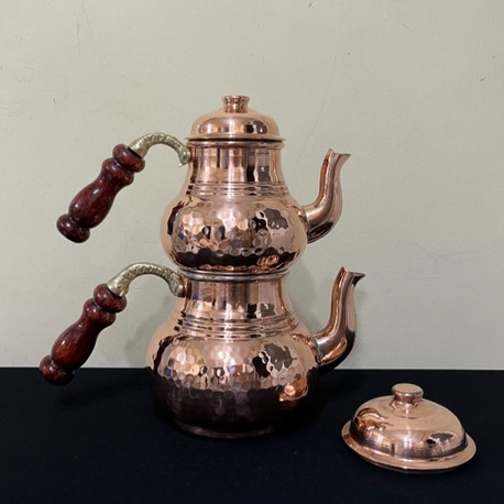 Bakırı Kalın Dövme Çaydanlık No : 2