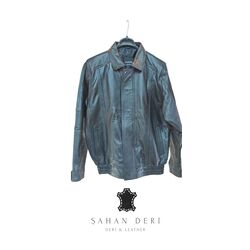 ERKEK SİYAH  BELİ LASTİKLİ KOLEJ MODEL CEKET 