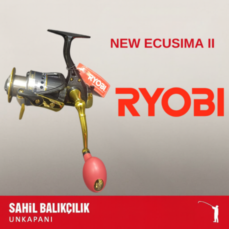 RYOBI NEW ECUSIMA II YENİ GOLD SERİSİ 8000 OLTA MAKİNESİ