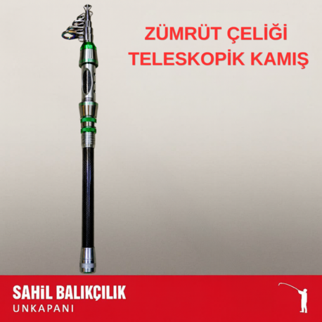 ZÜMRÜT ÇELİĞİ 210 / 240 cm TELESKOPİK KAMIŞ