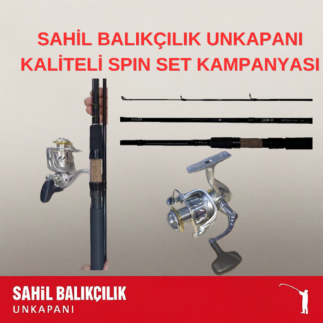 SAHİL BALIKÇILIK UNKAPANI KALİTELİ SPIN SET KAMPANYASI