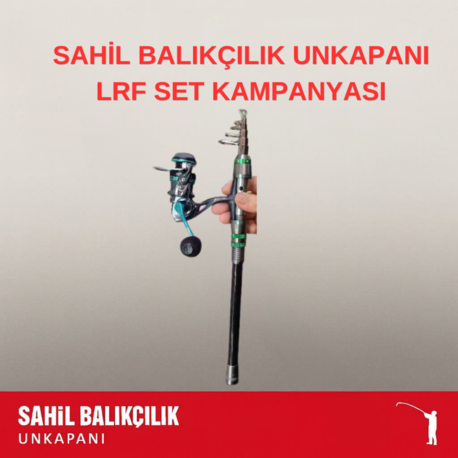 SAHİL BALIKÇILIK UNKAPANI ZÜMRÜT ÇELİĞİ TELESKOPİK LRF SET KAMPANYASI