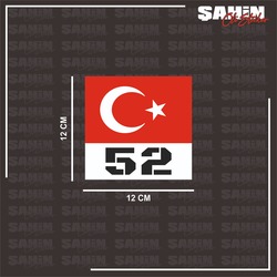 Plakalı Türk Bayrağı