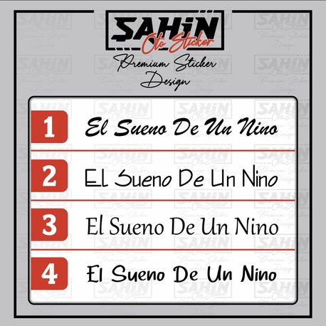 El Sueno De Un Nino Sticker