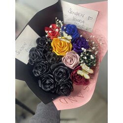Solmayan Gül Buketi 14 Adet Gül