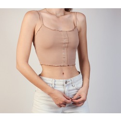 Askılı Nude Crop