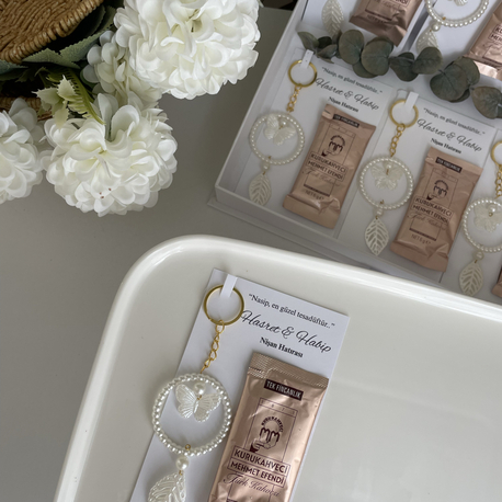 Anahtarlık + kahve set