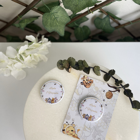  kız bebek açacak buton magnet 