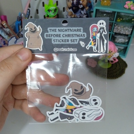 Noel Gecesi Kabusu Sticker Set