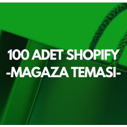 100 Adet Ücretli Shopify Mağaza Teması