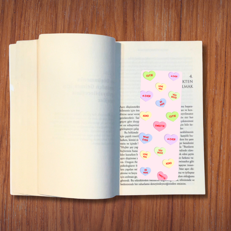 Kitap ayracı - Hearts