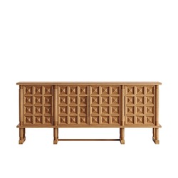Honore Wood Cabinet - Ready 3D Model