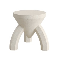 La Strana Concrete Tripod Side Table - Ready 3D Model