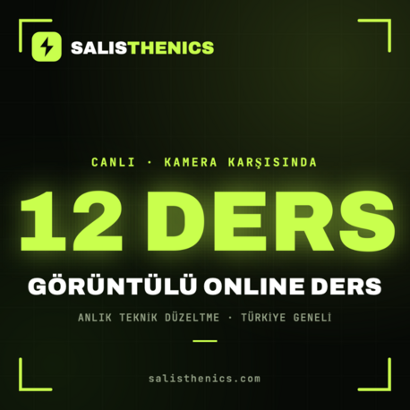 CALISTHENICS GÖRÜNTÜLÜ ONLINE DERS — 12 DERS