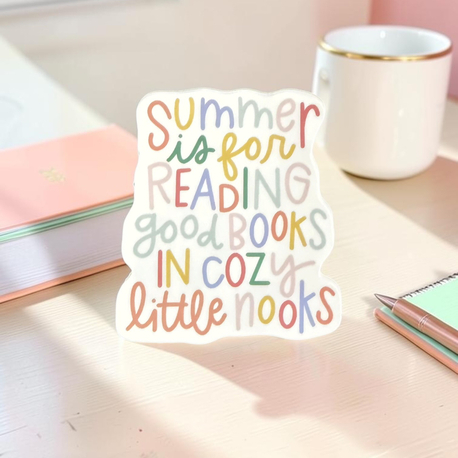 Summer Sticker - Parlak Plastik - Tekli