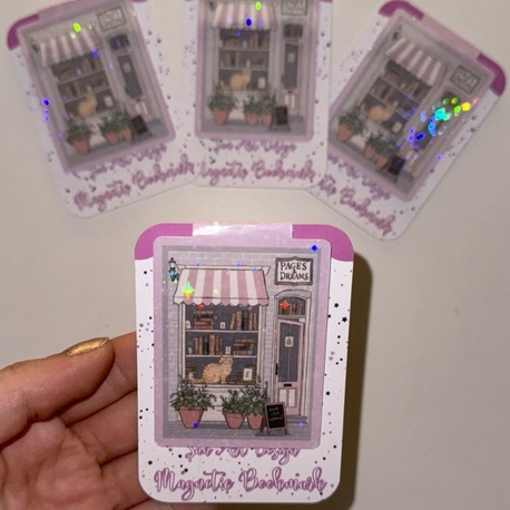 PAGES&DREAMS HOLOGRAM TEMALI Manyetik Kitap Ayracı 