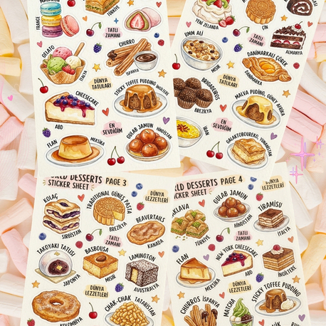 Dünya Tatlıları  4lü set