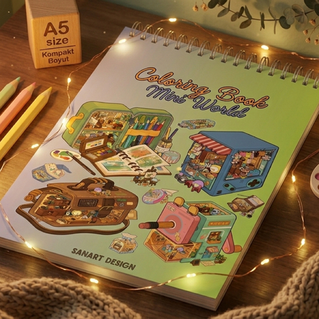 MINI WORLD - BOYAMA KİTABI A4