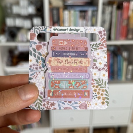 AŞK ROMANLARI TEMALI Manyetik Kitap Ayracı 