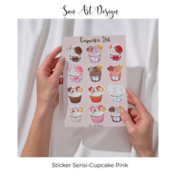 Cupcake Sticker İkili Set