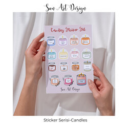 Parlak Mum Sticker Seti