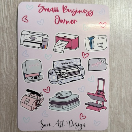 SMALL BUSİNESS TEMALI STİCKER